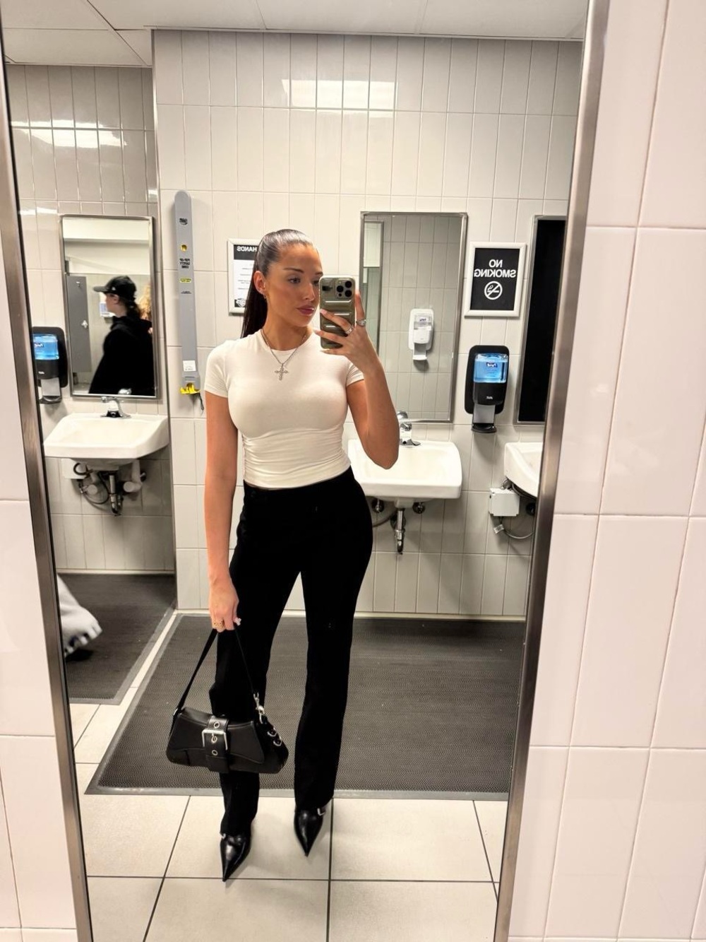 Balenciaga Black Straight Leg Pants